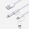 USB KABEL LDNIO LC84 2 U 1 MIKRO NA LIGHTNING 1m BIJELI