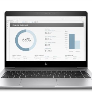 HP EliteBook 840 G5, srebrni laptop, pogled sprijeda