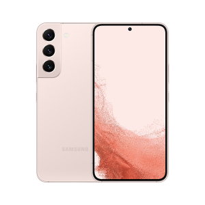 Samsung Galaxy S22 u boji Pink Gold, prednja i stražnja strana